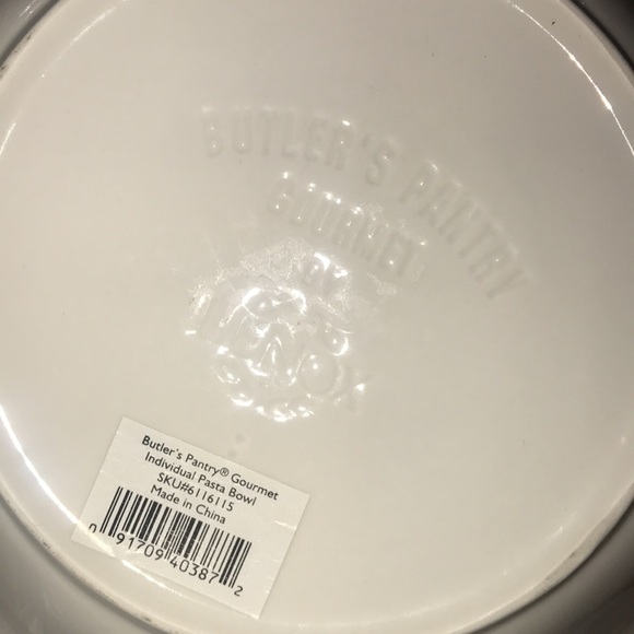 NWT 10" Individual Pasta Bowl Butler's Pantry Gourmet
by LENOX - Picture 5 of 7